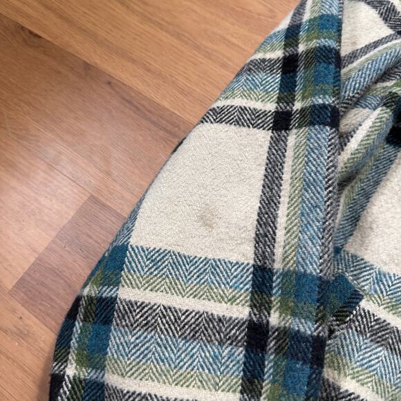 Men's Vintage 70's Matt Andrews Heavyweight Snap Wool Flannel Jacket Sz Medium - Picture 2 of 11